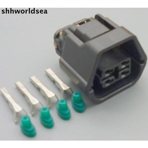 5/30/100sets 4pin 4way 1.2mm auto oxygen sensor plug, waterproof wire connector MG641238-5