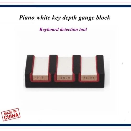 Piano tuning tools accessories - Piano white key depth gauge block , Keyboard detection tool - Piano parts