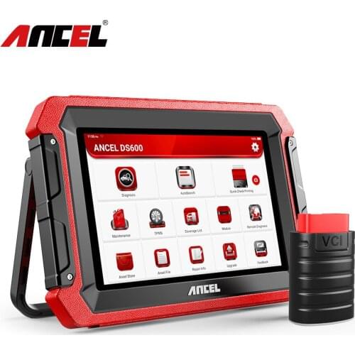 Ancel DS600 Automotive Diagnostic Scanner OBD2 Car Diagnosis Tool Full System DPF Regeneration IMMO Service OBD 2 Auto Scanner