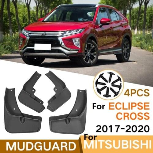 4 PCS Mudflap For Mitsubishi Eclipse Cross 2018 2019 2020 Front Rear Car Fender Mud Flaps Guard Splash Flap Mudguards