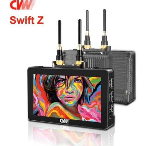CVW Swift Z Wireless Video Transmission System HDMI HD Image Transmitter Receiver With 5.5 Inch Monitor For Smartphone DSLR