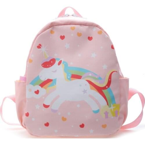 Childrens Schoolbag Kindergarten 1-3 Years Old Boys Girls Baby Bag Cartoon Backpack Childrens Nylon dinosaur Prints Backpack