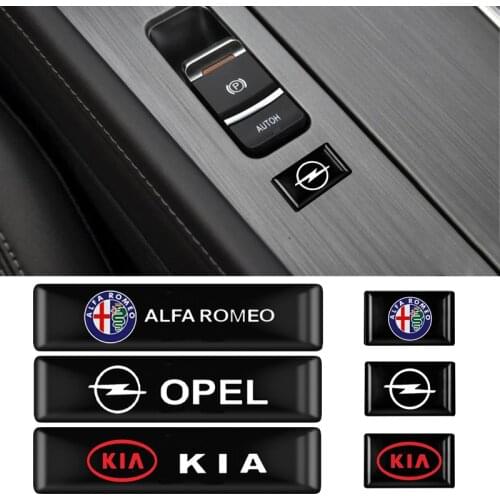 4/10PCS Epoxy 3D Badge Car Sticker Car Emblem Decal Decorating For Hyundai i10 i30 i20 Sonata Accent Tucson Elantra Accessories