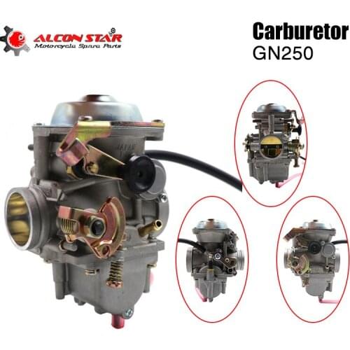 Alconstar 34mm Motorcycle Carburetor Handle Choke With Adapter Manifold For Suzuki GN250 GN 250 250QY 250E-A 250GS Carburetor