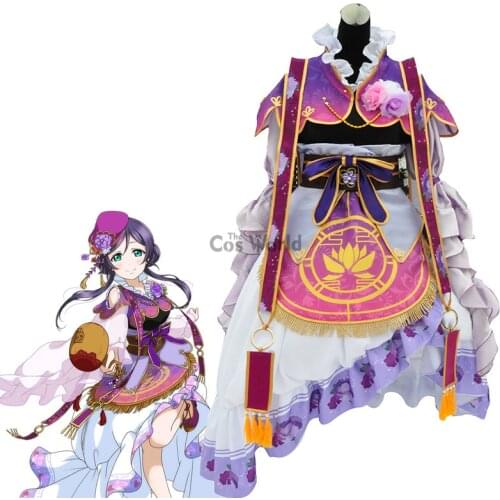 Love Live School Idol Project Tojo Nozomi Seven Lucky Gods Dress Uniform Outfit Anime Cosplay Costumes
