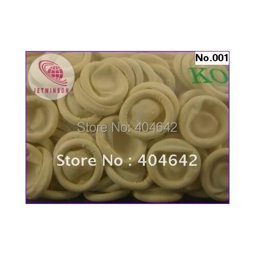 300 pcs Lot Nail Art Latex Finger Cots Finger Gloves Rubber Iivory Color Disposable Dactylotheca Dust Free