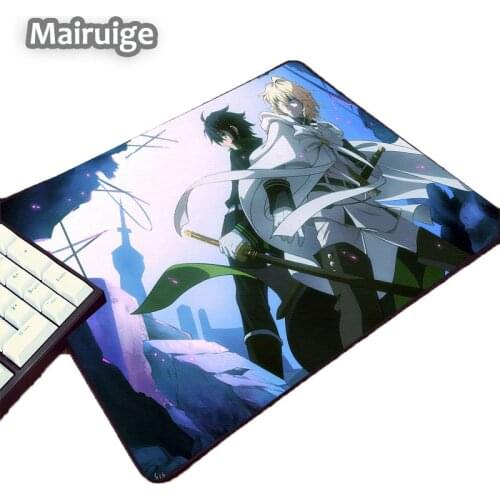 Mairuige Hot Anime Seraph of The End Pattern Creative Diy Printed Mouse Pads Cool Animation Products Mini Pc Computer Notebook