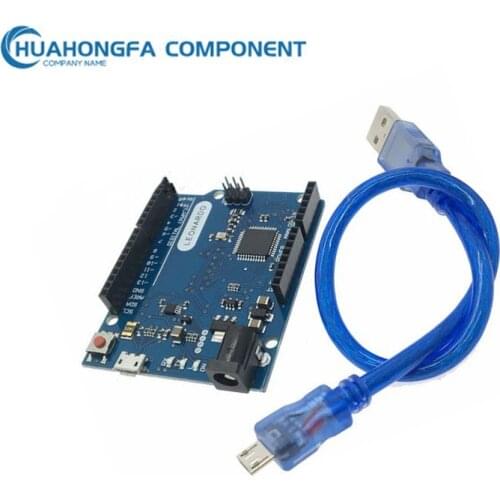 Leonardo R3 ATMEGA32U4 Evaluation Board Bule Board With Data Cable