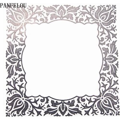 PANFELOU Easter The pattern block Embossing folders Plastic For Scrapbooking DIY Template Fondant Cake Photo Album Card Making