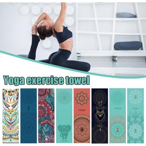 30*100cm Yoga Exercise Towel Quick Dry Yoga Studio Travel Fitness Cover Sports Yoga Quick-drying Towel Non-slip Towels