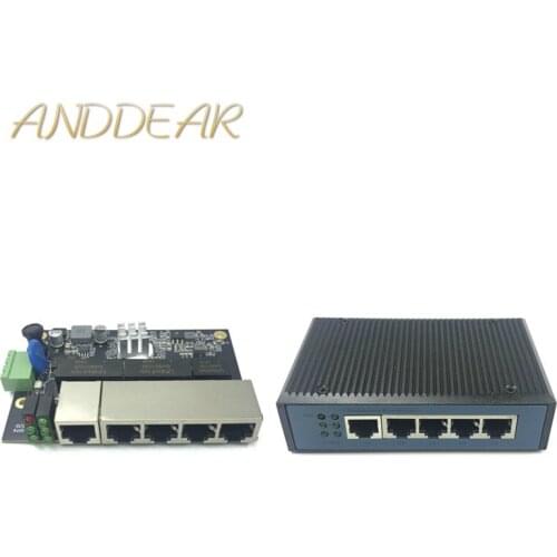 Industrial Ethernet Switch Module 5 Ports Unmanaged10/100/1000mbps PCBA board OEM Auto-sensing Ports PCBA board OEM Motherboard