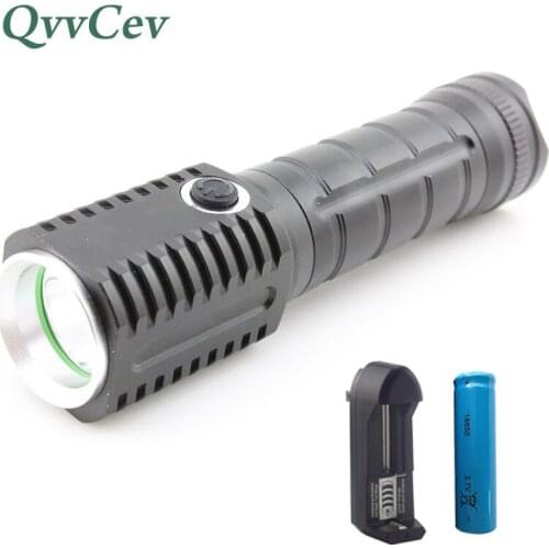 Q5 Led Flashlight Flash Light Best Rechargeable Bright Powerful Flashlight Torch Lamps Linternas 18650 Battery AC Charger