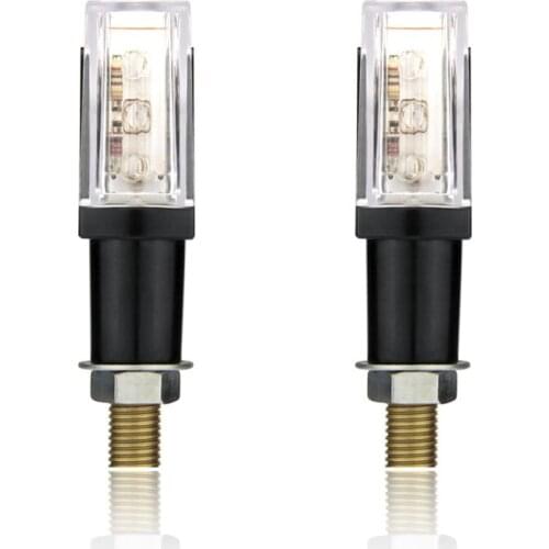 2pcs 12V LED Motorcycle Turn Signals Lights Rear Blinker Indicator Tail Light For Honda For Suzuki For Kawasaki For Yamaha