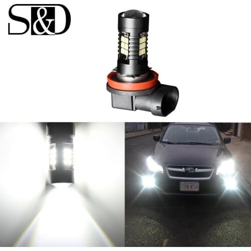 1200Lm H11 LED Car Lights Auto LED Bulbs 3030 White Daytime Running Lights DRL Fog Light 6000K 12V - 24V LEDs Driving Lamp