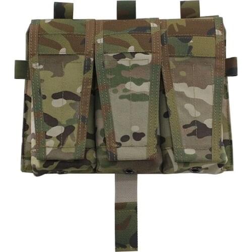 Tactical Vest Triple Magazine Pouch System Magazine Ammo Clip Bags Holder Pocket