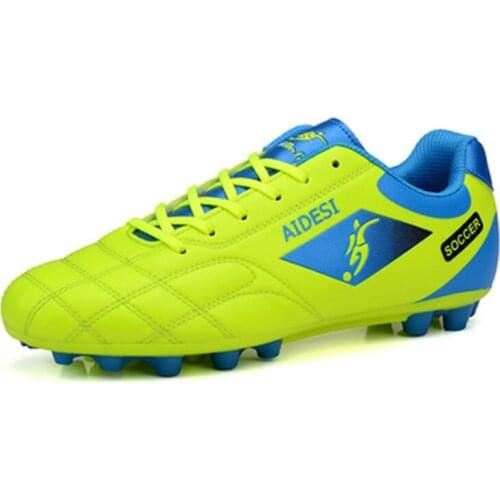 Men Women Outdoor Indoor Ultralight Soccer Shoes Non-Slip Boys Football Ankle Boots Kids Sport Training Sneakers Soccer Cleats