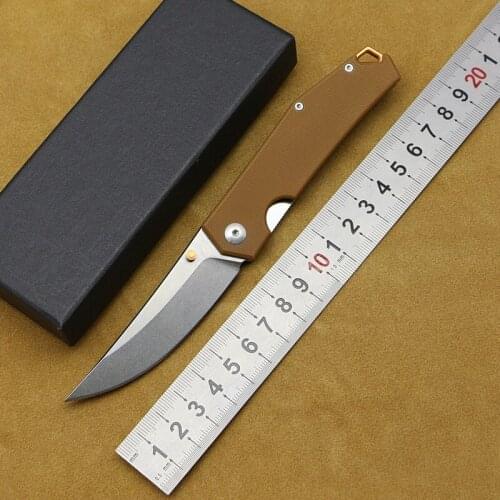 ACE Clyde Folding Knife 8cr13mov Blade Steel +G10+Aluminum Handle Camping Hunting Survival Pocket Fruit Kitchen EDC Tools