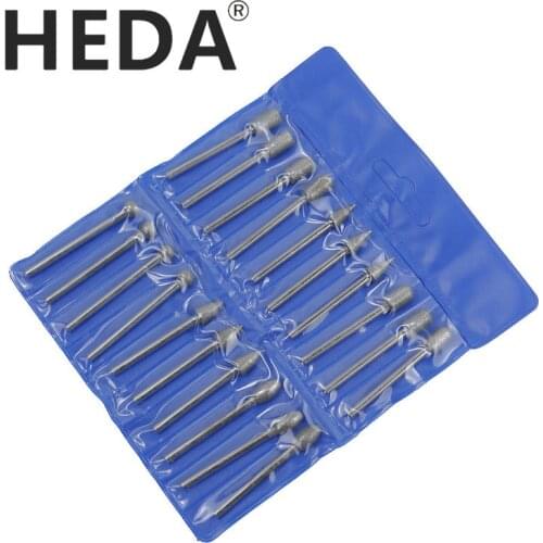 Diamond Grinding Head Emery Grinding Head Fine Sand Card Grinding Stone Material Jade Carving Polishing Peeled Tools 20PC