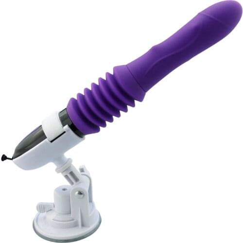 10 Speed Automatic Telescopic Dildo Vibrator Sex Toys For Woman G-Spot Stimulation Suction Cup Pussy Massager Female Mastubator