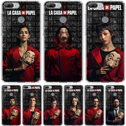 La Casa De Papel Money Heist Cover Phone Case for Huawei Y5 Y6 Y7 Y9 2019 Honor 8A 8S 8X 7A 7X 9 10 20 Lite Pro 10i20i Y9S Coque