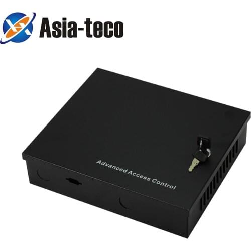 DC12V 5A Metal Power Supply Converter Box for 1/2/4 Door Office Entry System Access Control Panel Board BOX