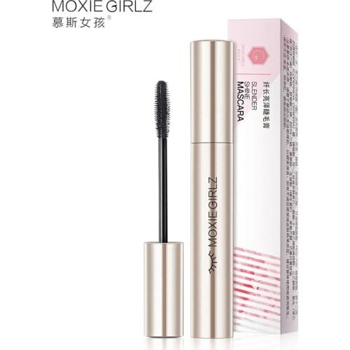 MOXIEGIRLZ Long glossy mascara Curled thick eyelashes waterproof, sweat-proof, not dizzy, not easy to take off makeup cosmetics