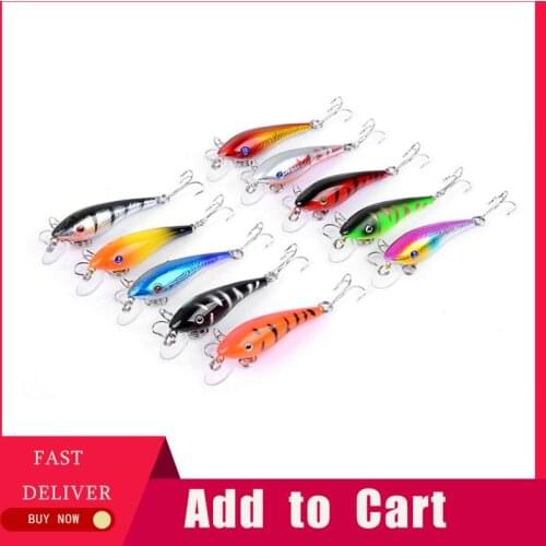 Dropshipping 1pcs 5.7cm/4.4g Fishing Lures Minnow Wobbler Floating Bass Trolling Artificial Hard Bait Carp Pesca Fishing Tackle