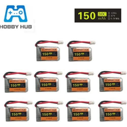 H36 Battery 3.7v 150mah 30C For Eachine E010 E010C E011 E013 F36 NH010 Battery RC Quadcopter Spare parts 3.7v LIPO Battery
