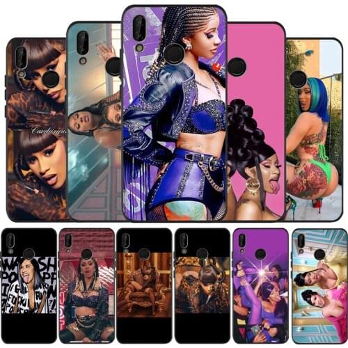 Cardi B - WAP feat. Megan Thee Stallion Black Silicone Soft Phone Case For Huawei 40 30 20 10 9 Lite Pro P smart 2019 Y6 Y6