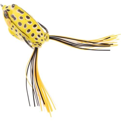 Artificial Frog Fishing Lure 2inch Soft Plastic Lures for Bass Snakehead Pike, 52mm/2.04inch