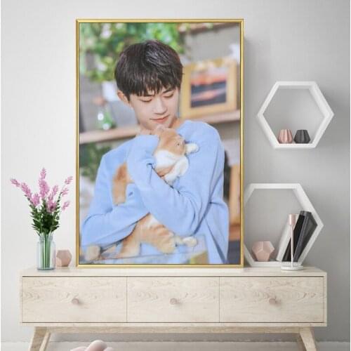 Painting by numbers art paint by number Hand-painted Chinese super popular idol Jackson home corridor decorative painting