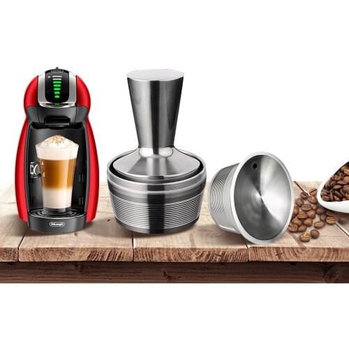 Stainless Steel Dolce Gusto Filter Baskets Capsule Dripper Reusable Capsula For Dolce Gusto Refillable Metal Dolce Gusto Pod Cup