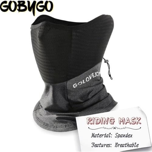 Ice silk Lightweight cap Mask scarf Sun Protection Mask Outdoor Riding Masks Protective silk Scarf Headband Neck Cover