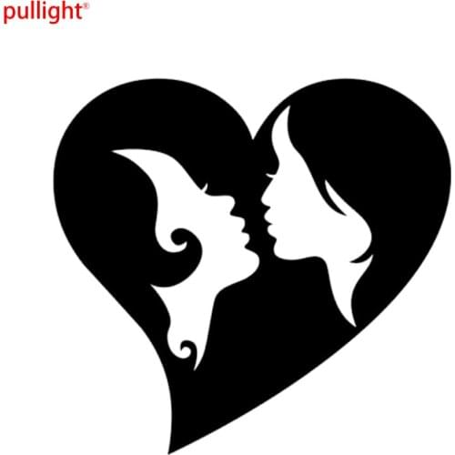 Lesbian Gay Love Heart Fashion Car Sticker Motorcycle SUV Bumper Laptop Vinyl