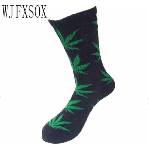 WJFXSOX Best Selling Harajuku Hiphop man Womens Maple Leaf Sock Cotton Hose Long Skateboard Hip-hop Socks for Couple unisex