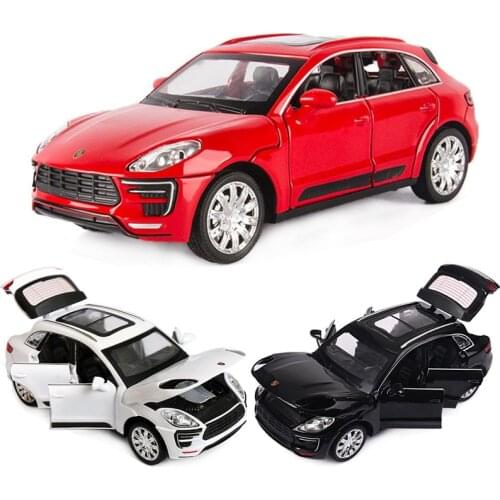 1:32 Porsche Macan Model Car Die Cast Alloy Boys Toys Cars Cayenne SUV Supercar Collectibles Kids Car Free Shipping