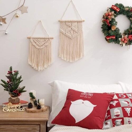 Wall Hanging design Woven Tapestry macrame wall hanging Home Decor QX2E