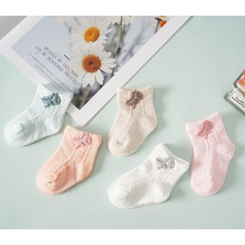 New Baby Socks Dinosaur Doll Decoration Boy Girl Socks Pure Cotton Mesh Socks Newborn Breathable Comfortable Clothing