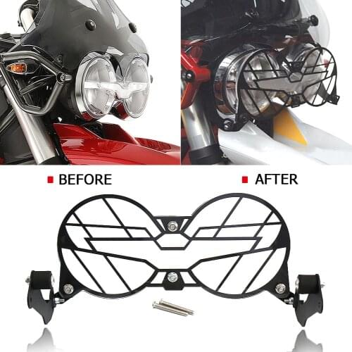 NEW V85TT Motorcycle For Moto Guzzi V85 TT Folding Headlight Guard Protector Grill Double Protection V 85 TT V 85TT