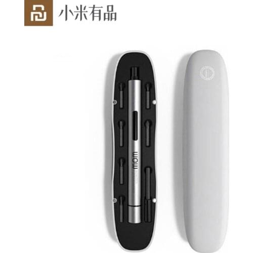 New Youpin Wowstick 1FS Updated 18 Bits Electric Aluminium Body With LED DIY Tool Kit For Device Repair USB Charging 3LED Light