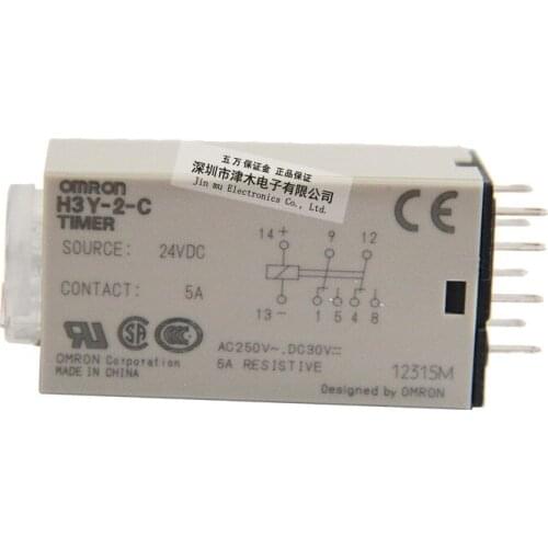Time relay H3Y-2-C AC220V DC24V 1S 6months warranty