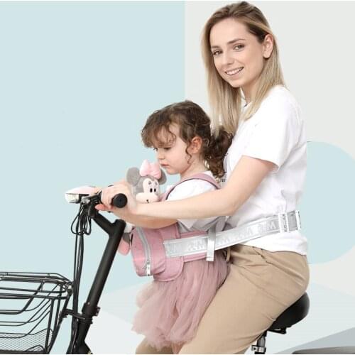 Dinsey Child Safety Belt Motorcycle Bike Baby Protector Vest Belt Adjustable Safe Strap Kids Anti-fall Foldable Storage