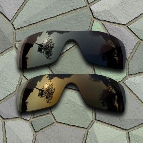 Grey Black&Bronze Copper Sunglasses Polarized Replacement Lenses for Oakley Batwolf