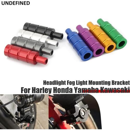 Motorcycle Headlight Fog Light Mounting Bracket Support M8 M6 Tail Light Spotlight for Harley Honda Yamaha Kawasaki Universal
