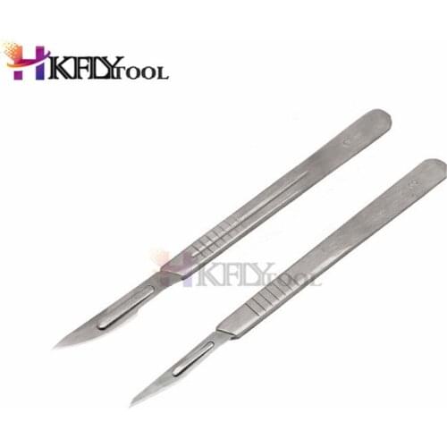 10pcs surgical knives blades 10#11 #15#23# scalpel Use a to replace) for Wood Carving tools PCB Repair DIY blade tool