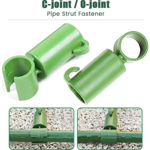 30pcs Agricultural Greenhouse Plant Growing Support Shelf Bracket Connector For 16mm Pipe Garden Top Pillars Fixed Joint