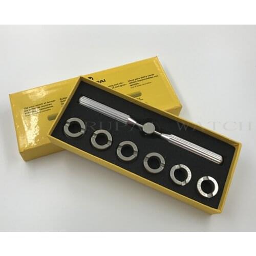 No.5537 6 sizes/set 18.5-29.5mm Watch Case Back Opener and Closer for RLX watches Repairing