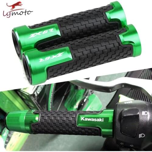 7/8 "22mm Universal Motorcycle Handle Handlebar Grips Hand Bar Grip Accessories For KAWASAKI ZX-6R ZX6R 1995-2010 2011 2012