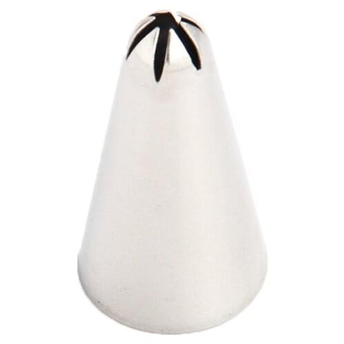 Free Shipping Stainless Steel 18/8 Medium Closed Star Piping Nozzle Cakes Cupcakes Decorating Icing Tips #811
