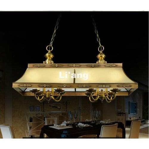 Free Shipping Nordic Luxury LED Copper Chandelier lights Brass Pendant Chandelier Lights L82cm H41cm Luxury Glass Pendant Lamp